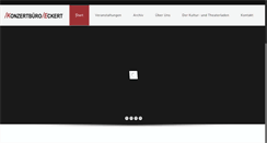 Desktop Screenshot of konzertbuero-eckert.de